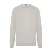 Ren bomuld rund hals sweater