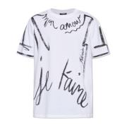 T-shirt med print