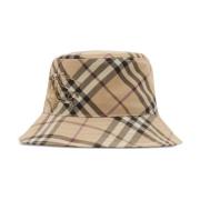 Beige Bucket Hat Kvinders Tilbehør