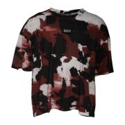 Camouflage Logo Bomuld T-shirt