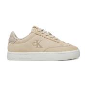 Beige Ruskind Sneakers