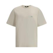 Ikonsk Logo Plaque T-shirt med Crew Neck