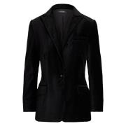 Stretch Velvet Blazer