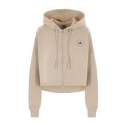 Beige Zip-Hoodie