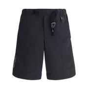 Sporty Elastisk Talje Lomme Shorts