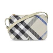 Elegant Check Canvas Taske