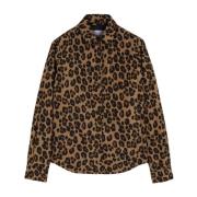 Leopard Print Skjorte