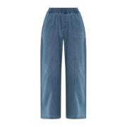 Jeans med logo