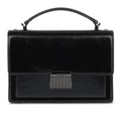 Shiny Wavy Leather Venezia Bag