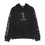 Sort Skeleton Hoodie Langærmet Sweatshirt