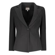 Klassisk Lapel Krave Blazer