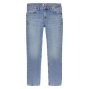 Blå Slim Fit Straight Leg Jeans