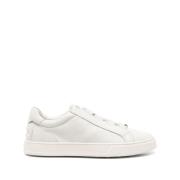 Hvide Elastiske Sneakers