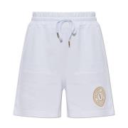 Shorts med broderet logo