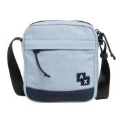 Multifarvet Crossbody Taske med Justerbar Rem