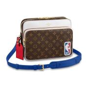 Brun Monogram Messenger Taske NBA Stil