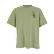 Grøn Equestrian Knight Logo T-shirt