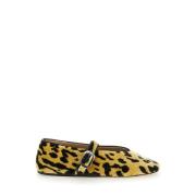 Multifarvet Leopard Print Ballerina i Velvet Kvinde