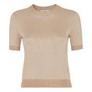 Ikonisk Beige Sweater med FF Motif