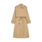 Beige Bomuld Trench Vivetta Jakke