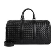 Sort Classic Intrecciato Duffle Taske