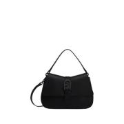 Sort Trapezoid Crossbody Taske