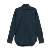 Midnight Blue Poplin Skjorte