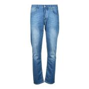 Grå Bomuld Elastan Jeans