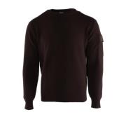 Brun Uldblanding Herre Sweater