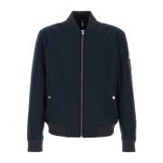 Navy Blue Bomber Jacket