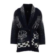 Midnight Blue Uld Cardigan