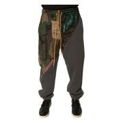 Camouflage Patchwork Jogger Sweatpants