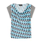 Geometrisk Print T-Shirt