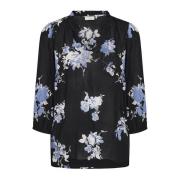 Amber Bluse med Blomsterprint