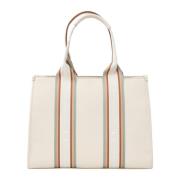 Beige Shopper Taske Moderne Stil