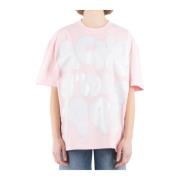 Rosa Bomuld T-Shirt CL0333