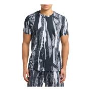 Sort Herre T-shirt Stilfuld Tee