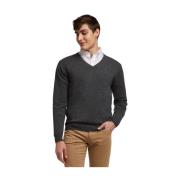 Uld og Cashmere V-hals sweater