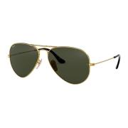 Aviator Havana Collection Solbriller Guld/Grøn