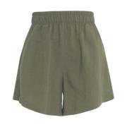 Grøn Linnedblandings Shorts Caruso Stil