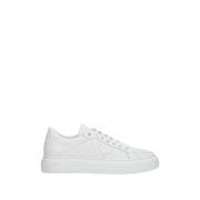 Hvide Læder Lav-Top Sneakers Moderne Elegance