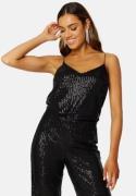 BUBBLEROOM Kira sparkling singlet Black XS