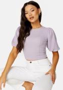BUBBLEROOM Piper puff sleeve top Light lilac S
