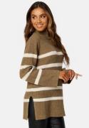 BUBBLEROOM Remy Striped Sweater Nougat / Striped XS