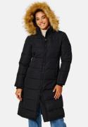 Svea Long Slim Padded Parka 010 Black M