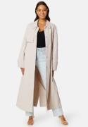 ONLY Lyng Mix Quiltted Trenchcoat Pumice Stone XL