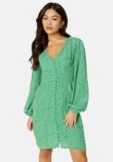 ONLY Leonora L/S V-Neck Dress Jelly Bean AOP:Mini XS