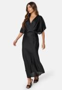 Bubbleroom Occasion Selena Satin Dress Black 44