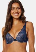 Wonderbra Glamour Triangle Bra Blue Navy 80C