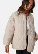 Pieces Pcstella Quilted Jacket Silver Grey XL